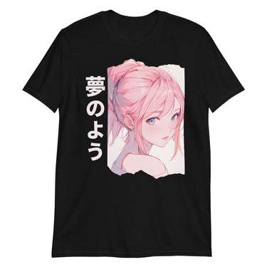 Dreamy Anime Girl with Pink Hair T-Shirt